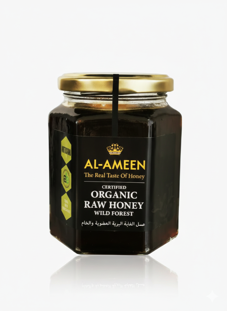 Organic Raw Wild Forest Honey