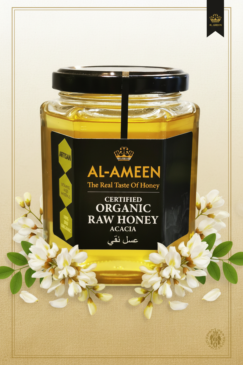 Sophisticated 340g Acacia Honey Poster - Alternative Background